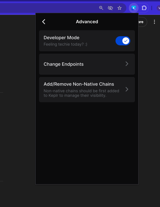 Enable Developer Mode