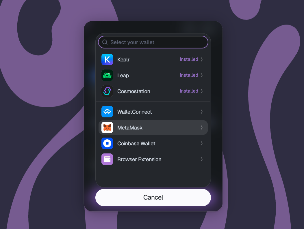 portal connect metamask